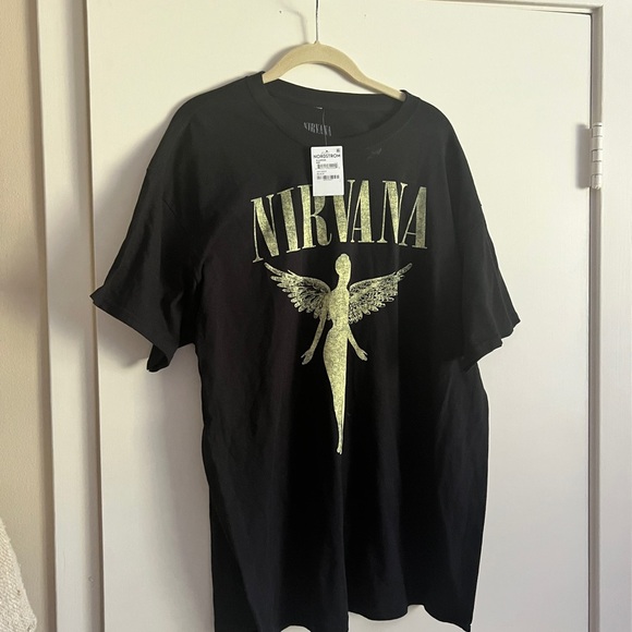 Nordstrom Black Nirvana Graphic Tee - Picture 1 of 3